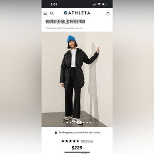 Athleta Puffer